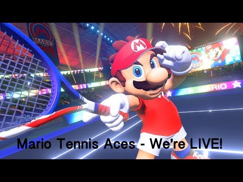 Mario Tennis Aces - 🔴LIVE Adventure Mode Full 100% Walkthrough Part 2