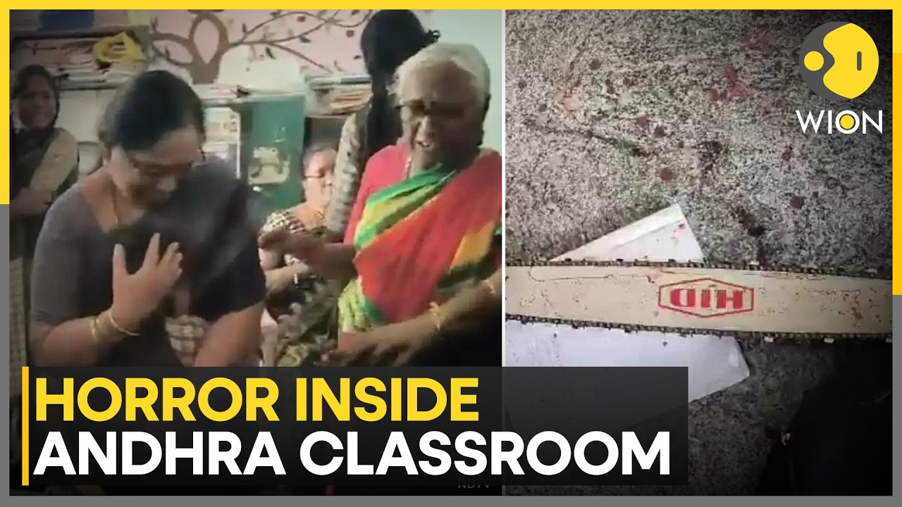 Class 10 Girl Attacked With Chainsaw Inside Andhra School | WION News