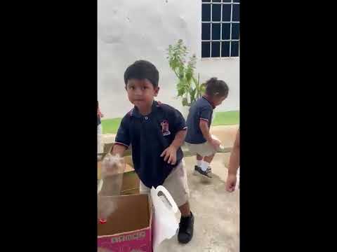Separación de residuos sólidos en el hogar infantil de Bosconia- Cesar
