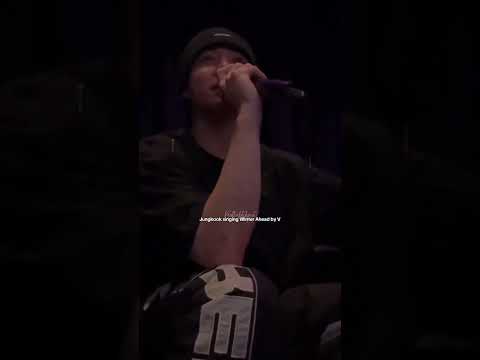 Jungkook singing Winter Ahead by V ✨