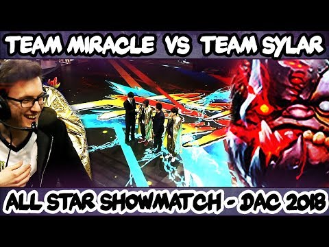Team Miracle vs Team Sylar – PUDGE ARCANA! All Star Showmatch DAC 2018 - Dota 2