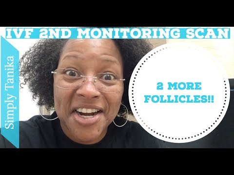 IVF Second Monitoring Scan: Five Days Of Stims And Two More Follicles! Video