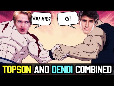 When Legend Meets Legend - Topson and Dendi Combination is sick! DOTA 2