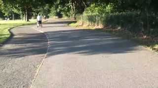 preview picture of video 'Entrance to Van Cortlandt Park Bronx NY plus 1 Loop at Park's Biggest Field.'
