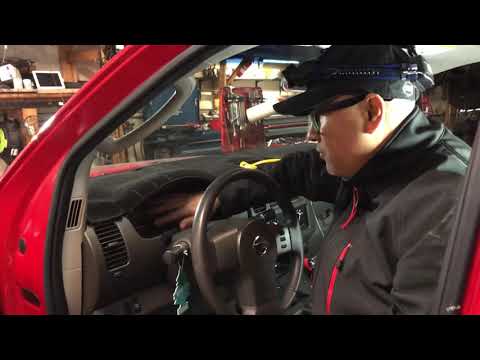 2006 Nissan Frontier instrument cluster removal