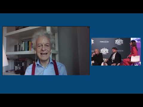 Maria Luisa Rossi Hawkins and Federico Rampini guests at Atreju (December 12, 2025)