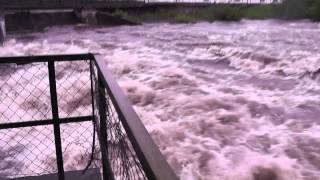 preview picture of video 'Hochwasser Offingen Juni 2013'