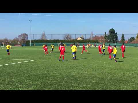 Kelyan Snoussi U13A Kraainem Football vs Tempo Overijse (24-03-2018)