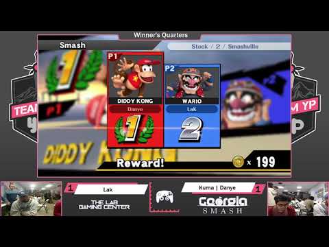 The Lab Weekly 1/25/2018 Singles Winner's Quarters: Lak (Wario) Vs Kuma | Danye (Diddy)