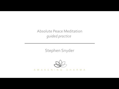 Absolute Peace Meditation ~ Guided 15-Minute Practice