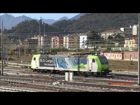 LA MANOVRA DELLA BLS CARGO DIE ALPINISTEN A DOMODOSSOLA (VB) SAB. 10 - 10 - 2020.