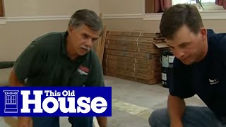 How to Level a Concrete Floor - This Old House