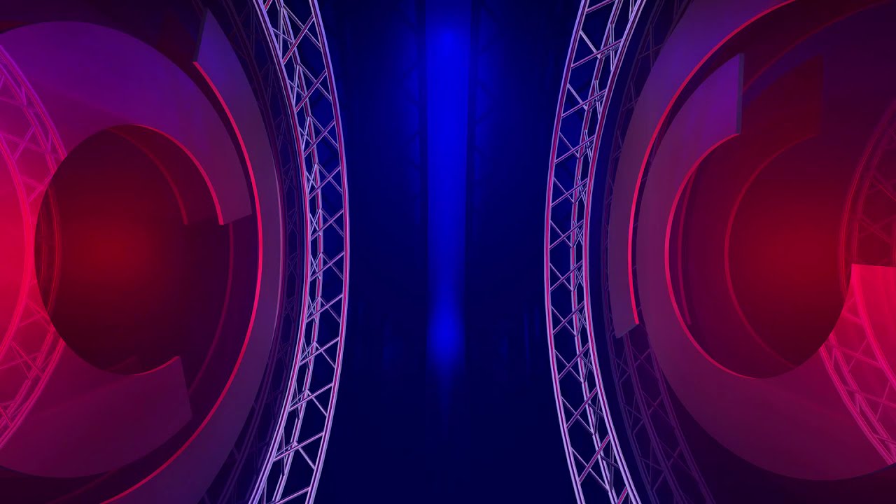 VFX Video Loop HD - Free VJ Loops Download - Round Truss Industrial