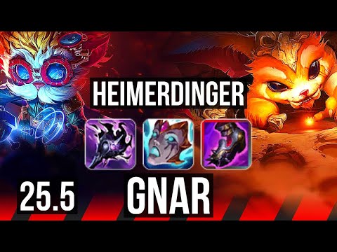 HEIMERDINGER vs GNAR (TOP) | KR Master | 25.5