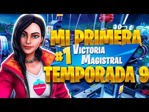MI PRIMERA VICTORIA de la TEMPORADA 9 de FORTNITE - Mario MS