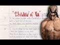 UNSEEN Tupac Poetry - 'THINKING OF YOU' 8-17-95 Now Up For Auction