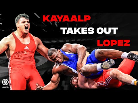 R. KAYAALP (TUR) df. M. LOPEZ NUNEZ (CUB) | GR 130 kg | GOLD