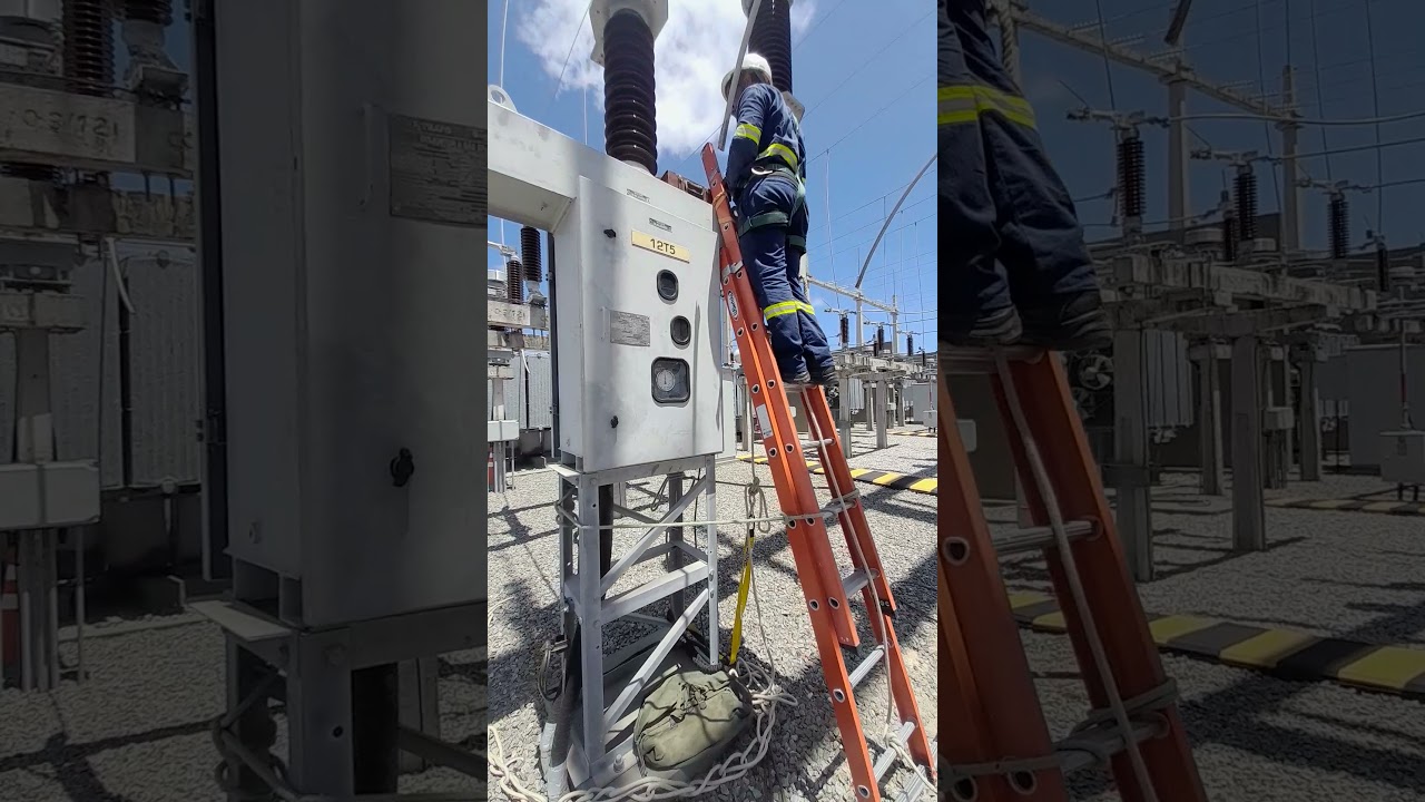 Megger5kv Disjuntor de Alta Tensão #engenharia #eletrotecnica #eletricista #brasil