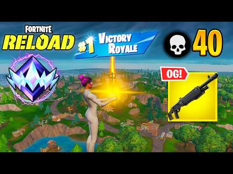 High Kill Solo Ranked Wins Full Gameplay (Fortnite Reload)