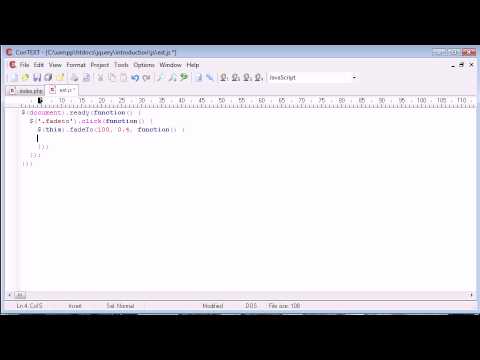 jQuery Tutorial 1 Introduction to jQuery