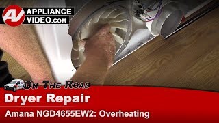 Amana Dryer Repair - No Air Flow or Overheating - Blower Wheel