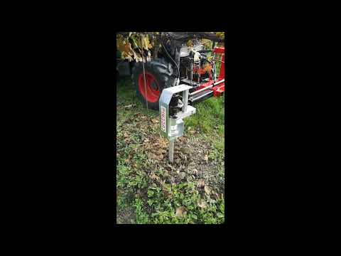 Trivella idraulica Cucchi su telaio anteriore DS