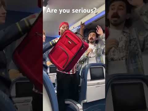 Argument. #fight #airplane #facebook  #reels  #viral