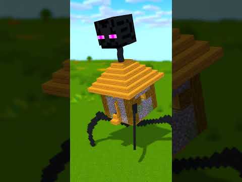 Steve runs after House Enderman - Minecraft animation #minecraft #shorts