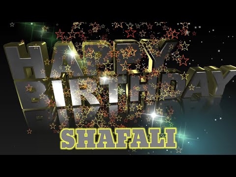 happy birthday to you shafali//shafali happy birthday to you song