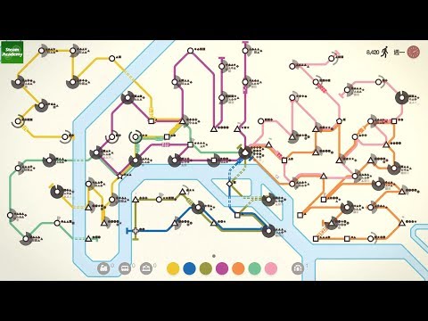 Mini Metro 迷你地鐵 | Paris 8477 | World Rank#12