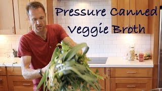 VEGGIE STOCK 😎 HOW TO MAKE AND PRESSURE CAN