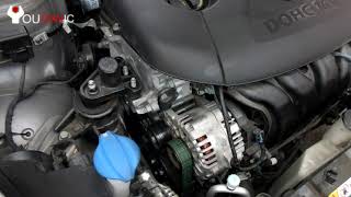 2011-2016 Hyundai Elantra Motor Engine Mount Replacement Procedure
