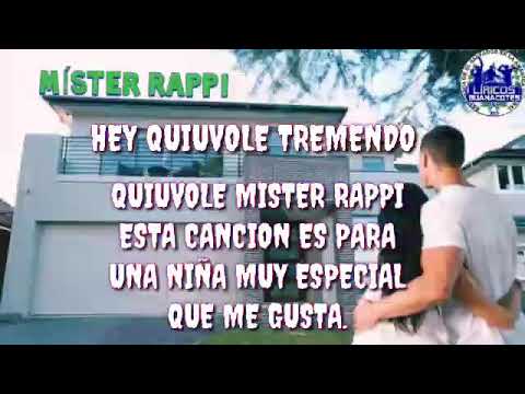 Para ti) El Tremendo Ft. Míster Rappi )audio oficial líricos Guanacotes vídeo lirik