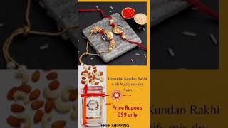 Beautiful Rakhis with Dry fruits 2021🌺🍃 #rakhis #rakhsabandhan #dryfruits #mompreneur #smallbusiness