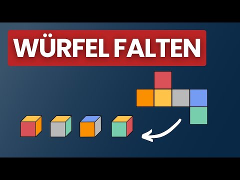 Würfel falten / Logisches Denken üben / IQ-Test 🧊 | Würfelaufgaben im Einstellungstest