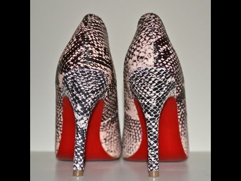 diy red bottom heels