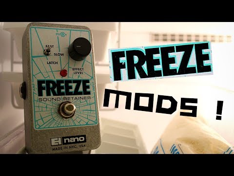 🥶 Electro-Harmonix Freeze Nano Sound Retainer Sustain Pedal 2010 - Present - Blue / Gray image 13