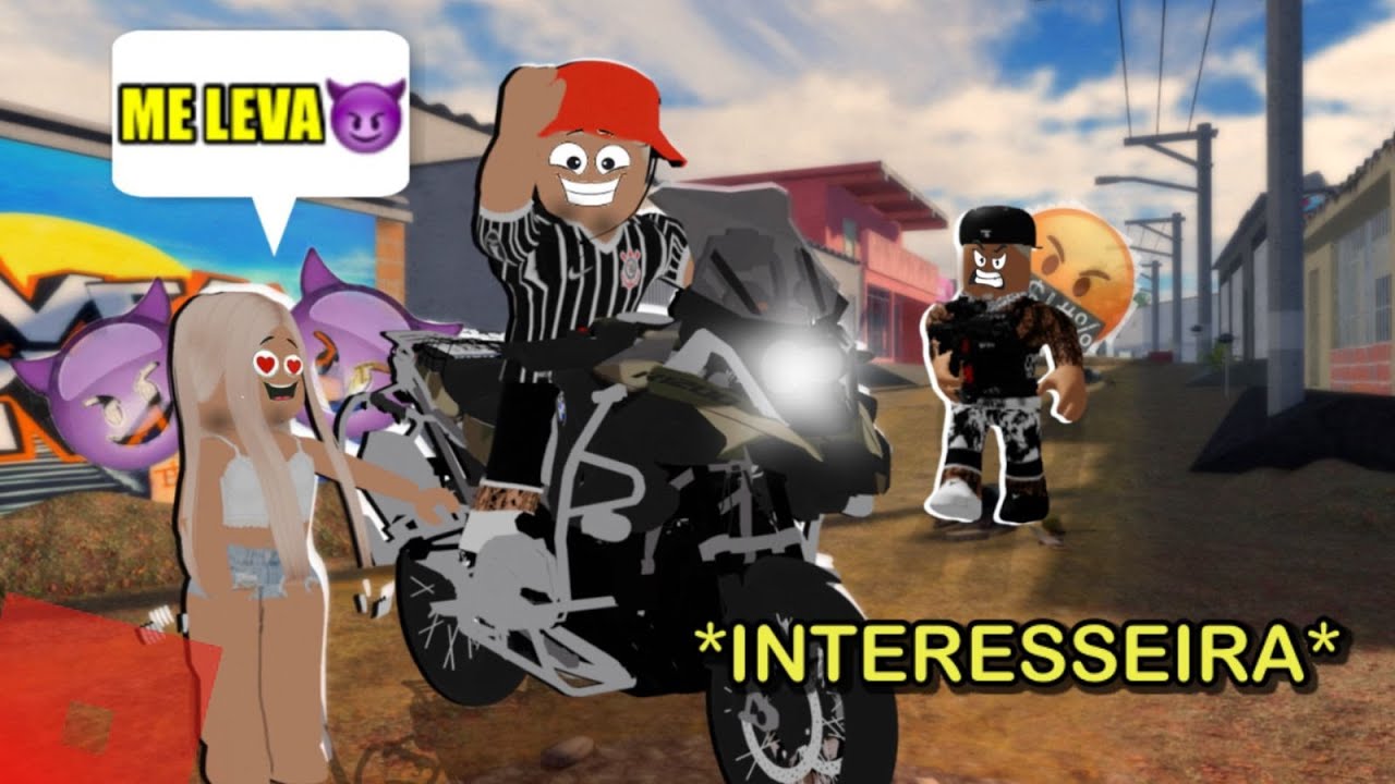 A INTERESSEIRA TENTOU TRAIR o DONO DO MORRO COMIGO!👧😱 Roblox Rp