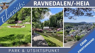 Elsavisits: Ravnedalen park & Ravneheia utsiktspunkt / viewpoint