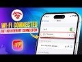 How To Fix Wifi Connected But No Internet Connection On IPhone After ISO 17 Update