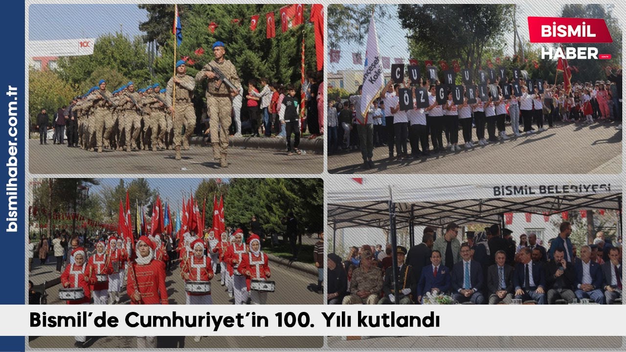 Bismil’de Cumhuriyet’in 100. Yılı kutlandı