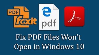 Fix PDF Files Won