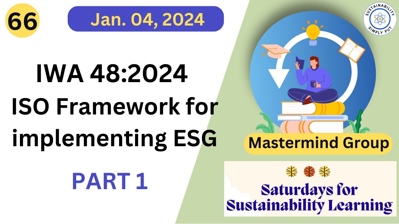 IWA 48:2024 ISO Framework for implementing ESG- Part 1