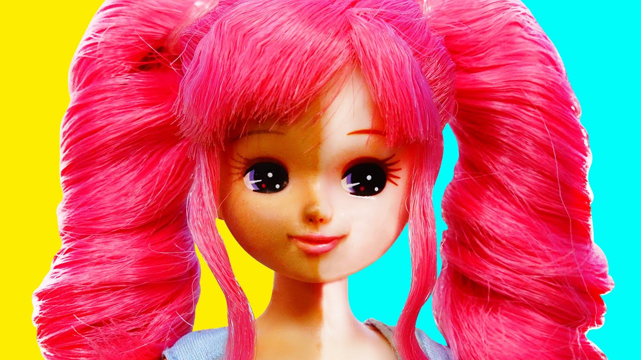 リカちゃん 夏コーデを手作り工作❤️帽子とバッグをDIY✨100円ショップの材料で作っちゃお🍭おもちゃ 人形 アニメ