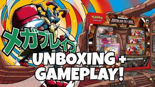 Novo Mega Lucario EX: Unboxing e Gameplay INSANA! 👊 #pokemon #pokemontcg