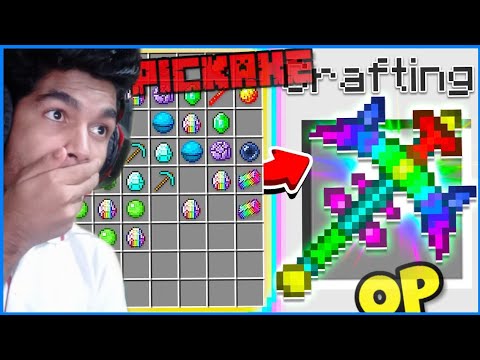 FoxIn Gaming - HOW TO CRAFT MOST OVERPOWERED PICKAXE IN Minecraft | FoxinGaming