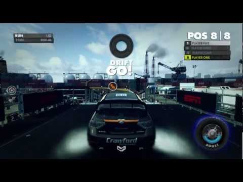 DiRT Showdown gameplay - Head 2 Head at Yokohama