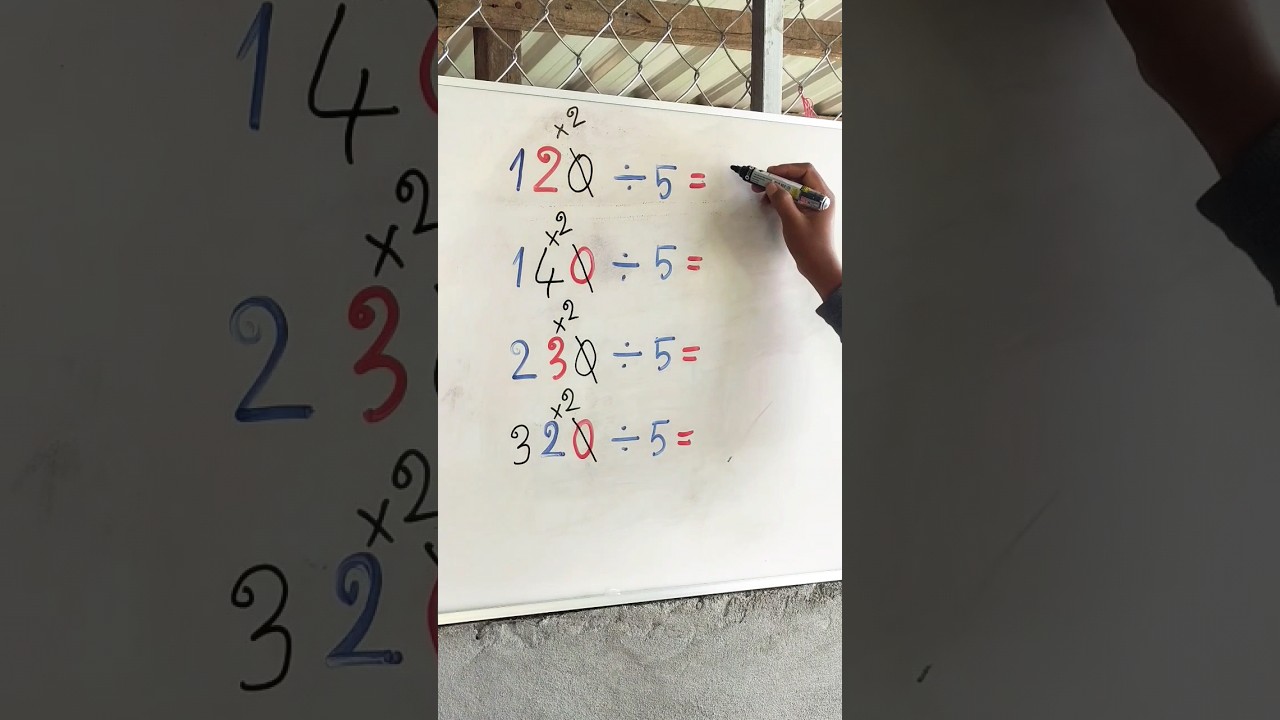 divided 320 with 5 #maths #mathstricks #dividend