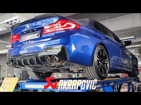 BMW M5 F90 AKRAPOVIC EXHAUST | POWERFUL LUXURY SEDAN