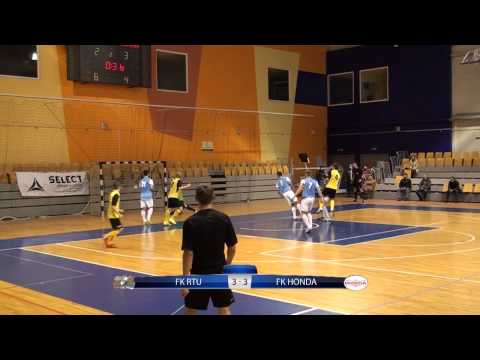 FK RTU - FK HONDA (3:3) vārtu guvumi 09.11.2013